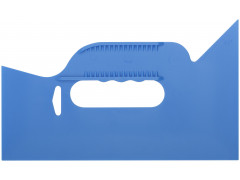 Шпатель прижимной, для разглаживания обоев, пластиковый, синий 255 мм