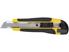 Нож технический 18 мм усиленный, лезвие 15 сегментов