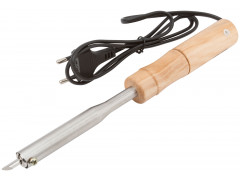 Паяльник 220 В, деревянная ручка, скошенное жало D=4,8 мм, 40 Вт