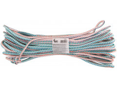 Веревка вязаная полипропиленовая,  8 мм х 20 м, р/н= 300 кгс
