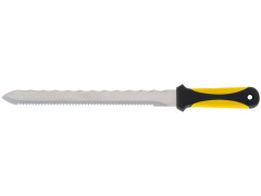 Нож для резки теплоизоляционных плит, лезвие 280 мм, нерж. сталь, прорезиненная ручка