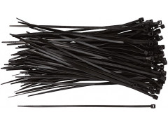 Хомуты нейлоновые для проводов, черные 100 шт.,  2,5х100 мм