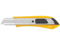 Нож технический 18 мм усиленный пластиковый, лезвие 15 сегментов