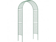 Арка садовая разборная «Сетка широкая» 2,5 х 0,5 х 1,2 м 