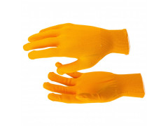 Перчатки Нейлон, 13 класс, оранжевые, XL 