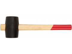 Киянка резиновая, деревянная ручка 45 мм