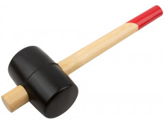 Киянка резиновая, деревянная ручка 65 мм