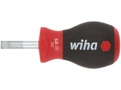 WIHA Отвертка SOFTFINISH, CrMo сталь, матовое хромирование SL5,5 x 25 мм