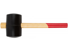 Киянка резиновая, деревянная ручка 90 мм