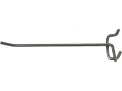 Крюк для стенда одинарный оцинкованный 300 мм